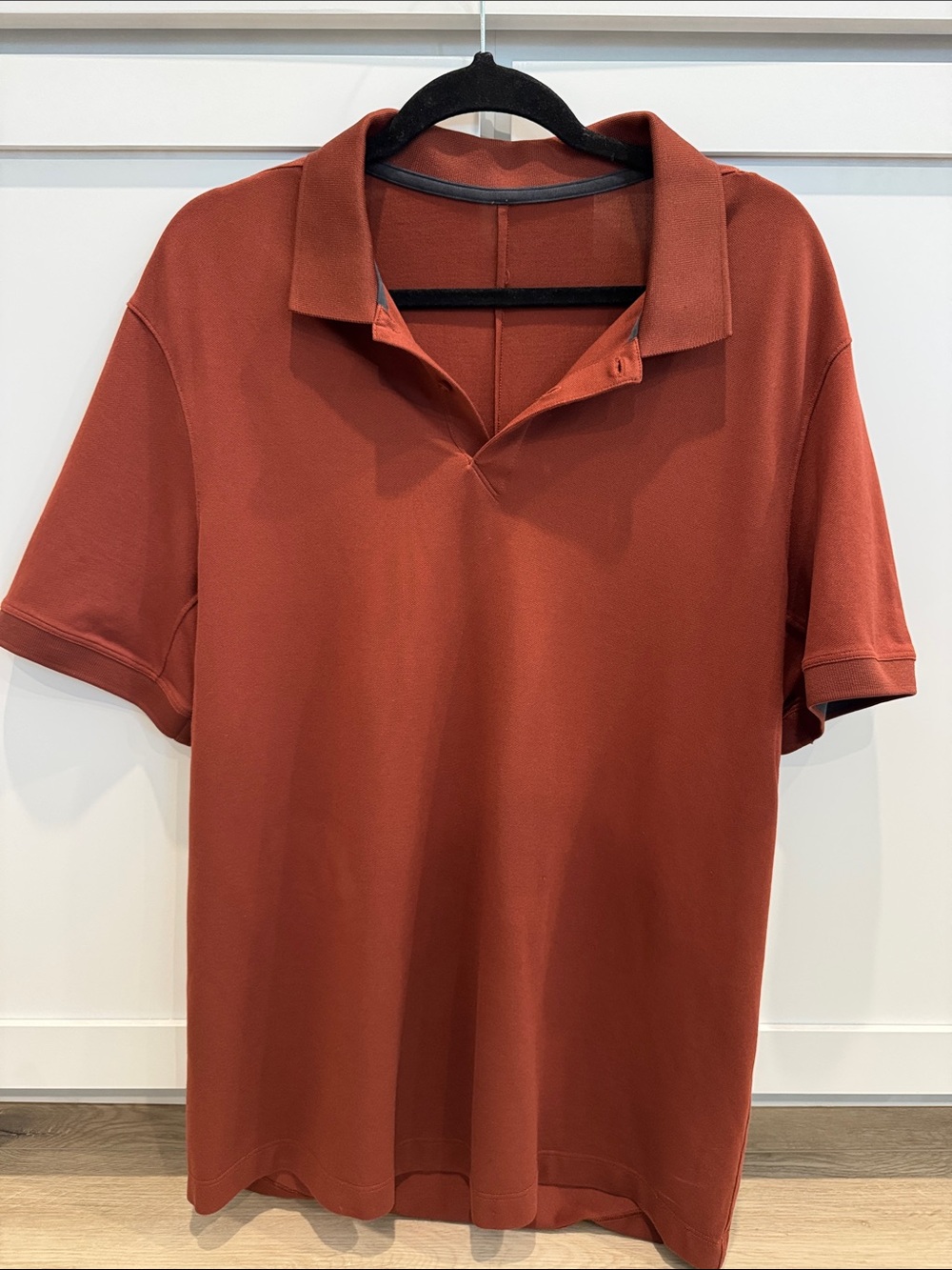 lululemon athletica Men's Polo in Burnt Orange